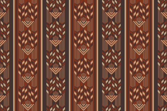 Embroidery Chevron Pattern: Graphics & Patterns