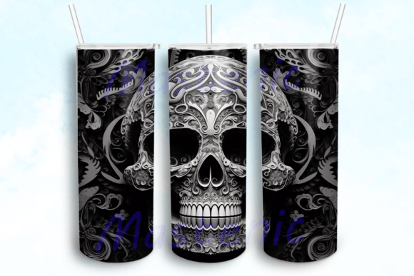 Embroidery Skull Graphics for Crafts Blogs