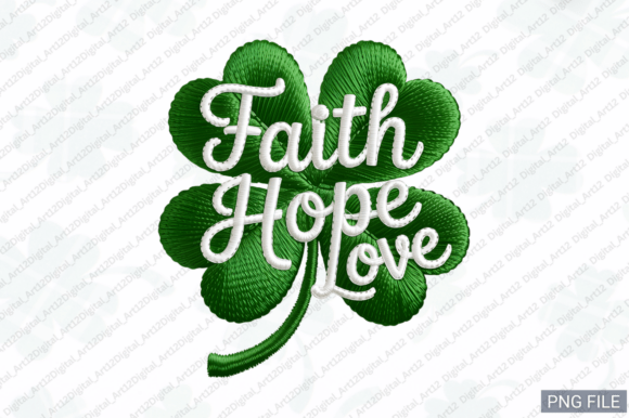 Faith Hope Love PNG for Graphics & T-Shirt Designs
