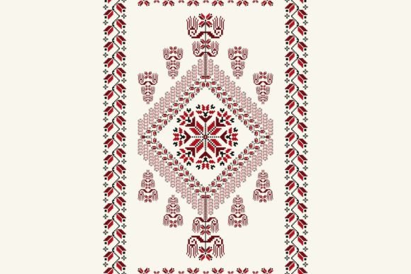 Folk Floral Embroidery Patterns: Graphics Review