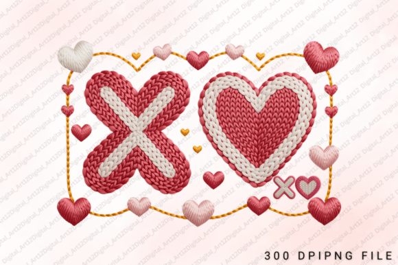 Review: Embroidery Xoxo Valentine Graphics for T-Shirt Designs