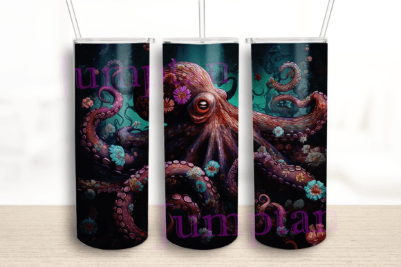 Reviewing the Embroidery Octopus 20 Oz Tumbler Design