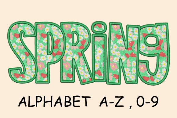 Spring Flower Alphabet: Crafts & Graphics