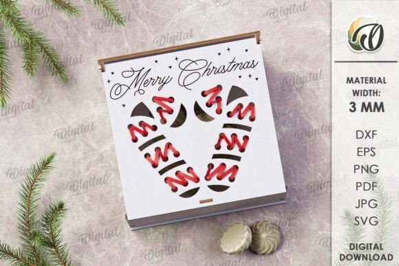 Winter Laser Cutting: Embroidery Christmas Box
